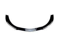 BaoHYeS Lame de Pare-Choc Avant Compatible avec Mercedes Benz Classe CLA C117 W117 CLA200 260 CLA45 AMG 2013-2015 (Noir Brillant)
