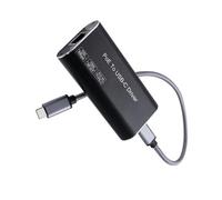 baojielai Adaptateur d'alimentation Ethernet vers type C pour périphérique USB C, convertisseurs USB C pour utilisation au bureau à domicile, design compact