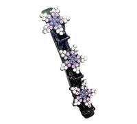 baojielai Barrette à cheveux élégante en forme d'étoile en cristal pour femmes et filles