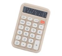 baojielai Calculatrice d'étudiant à écran LCD 12 chiffres avec grand bouton pour la comptabilité et le travail de bureau, mise en veille automatique