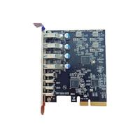 baojielai Carte d'extension PCIe vers 4 ports USB 3.2 et 4 ports TypeC Contrôle ASM1142, vitesse rapide 10 Gbit/s pour ordinateur de bureau