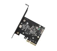 baojielai Carte d'extension USB 3.2 Gen2x2 haute vitesse avec taux de transfert de 20 Gbit/s Adaptateur PCIE4X vers USB C pour améliorer l'efficacité des données