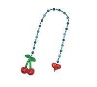 baojielai Chaîne de téléphone en acrylique avec perles en forme de cœur - Accessoire léger - Bijoux pour femmes et filles, 47cm, Acrylique, Pas de gemme