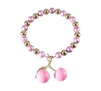 baojielai Collier avec pendentif cerises pour femme - Style doux et vibrant - Chaîne de clavicule - Bijoux à breloques en forme de fruits exagérés, as the pic show, Acrylique, Pas de gemme
