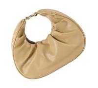 baojielai Élégant sac à main plissé pour femme en cuir synthétique avec poignée sur le dessus pour le travail, les réunions et les voyages décontractés, kaki, as the pic show