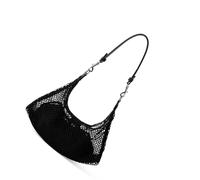 baojielai Korean Styles Sac à main léger en maille tissée avec bandoulière amovible et poignée supérieure pour usage quotidien, kaki, as the pic show