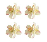 baojielai Lot de 4 pinces à cheveux hawaïennes florales pour femmes et filles - Accessoires de fête pratiques pour la plage
