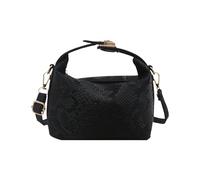 baojielai Sac à bandoulière en cuir synthétique pour femme - Sac à bandoulière simple - Couleur unie - Sac de shopping - Sac à main esthétique, Noir , as the pic show