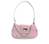 baojielai Sac à bandoulière pour femme avec chaîne en cuir synthétique pour aisselles, sac à main tendance pour tous les jours