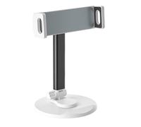 baojielai Support de bureau réglable rotatif à 360 degrés avec base en silicone antidérapante pour téléphones et tablettes