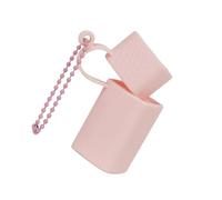 baojielai Support de rouge à lèvres réutilisable en silicone portable pour gloss à lèvres, sac de rangement organisé pour femmes et filles, essentiel de voyage, rose, as the pic show