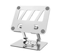 baojielai Support pliable en métal, support pour tablettes de 4 à 12,9 pouces, base rotative à 360 °