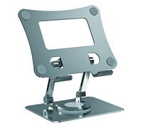 baojielai Support pliable en métal, support pour tablettes de 4 à 12,9 pouces, base rotative à 360 °