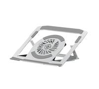 baojielai Support réglable en aluminium pour ordinateur portable avec ventilateur de refroidissement, pour ordinateur portable de 22 pouces, dissipation efficace de la chaleur