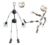 BAOJUHUIKANG 12cm,Kit de 2 pièces d'armature DIY pour Stop Motion - Pieds fixables, Squelette de marionnette en métal DIY, Assemblage Facile pour Animation, Conception de Personnages et Amusement