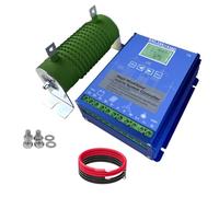 BAOJUHUIKANG 12v,Contrôleur de Charge Hybride Éolien-Solaire MPPT 3000W (12V/24V/48V) avec Écran LCD et Résistance de Décharge Externe, pour Éolienne et Panneau Solaire Hors Réseau