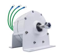 BAOJUHUIKANG 12v, Générateur à Aimant Permanent 12V 24V 48V 220V à Faible RPM 5000W 3 Phases AC sans engrenage avec Socle, utilisé pour Turbine éolienne et Turbine hydraulique