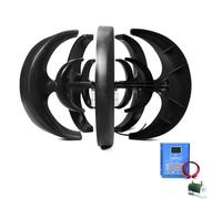 BAOJUHUIKANG 12V, Kit de générateur éolien 3000W à 5 pales, générateur d'éolienne à axe Vertical 12V-220V avec contrôleur complémentaire éolien-Solaire pour Solutions d'énergie renouvelable