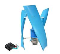 BAOJUHUIKANG 12v, Kit générateur d'éolienne à 3 pales, 14000W 12V 24V 48V 220V, générateur à axe Vertical pour Bateaux, kiosques, Maisons (avec contrôleur)