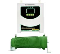 BAOJUHUIKANG 12V, Système Hybride éolien-Solaire 12000W avec régulateur de Charge MPPT, Charge de décharge, générateur d'éolienne, Panneau Solaire 12V 24V Auto 48V, régulateur 220V