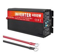 BAOJUHUIKANG 12v to 110v,Onduleur à Onde sinusoïdale Pure Haute efficacité 4000 W (2000 W continu) convertisseur 12 V à 230 V AC pour Camping-Car Solaire, Sauvegarde de la Maison, avec écran LCD