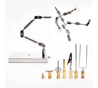 BAOJUHUIKANG 13cm, Support de Stop Motion Multifonction 12CM-20CM en Métal pour Figurine DIY Squelette Facile à Assembler pour la Conception de Personnages Animés et Fabrication d'argile