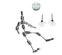 BAOJUHUIKANG 19CM,Figurine en métal pour la création de Personnages 12-20 cm Kit d'armature DIY pour Studio Stop Motion, Conception de Personnages d'animation, Fabrication d'argile et Divertissement