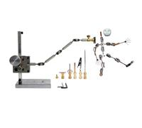 BAOJUHUIKANG 19cm,Squelette de Personnage en métal Complet 15CM pour Animation en Stop Motion, kit d'armature DIY Studio 12cm-20CM pour Animation en Stop Motion, avec 5 connecteurs