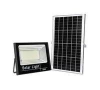 BAOJUHUIKANG 200W, Projecteur Solaire Extérieur IP66 Étanche avec Télécommande, Projecteur LED pour Jardin, Rue, Garage, Panneau Solaire 30W-200W