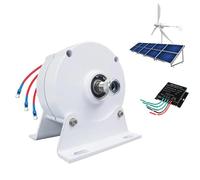 BAOJUHUIKANG 220v, Alternateur triphasé 6000W 12V 24V 48V 220V, générateur à Aimant Permanent Basse Vitesse 400 TR/Min avec contrôleur pour Turbine hydraulique ou éolienne