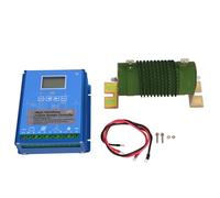 BAOJUHUIKANG 220V, Contrôleur de Charge Hybride éolien et Solaire 12000W avec écran LCD et résistance de décharge Externe, pour éolienne et Panneau Solaire Hors réseau 48V