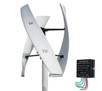 BAOJUHUIKANG 220V, Générateur de Turbine éolienne à axe Vertical amélioré 12V 24V 48V 220V avec contrôleur MPPT Kit de Turbine éolienne pour système éolien Solaire Hybride (10000W, 48V)