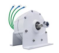 BAOJUHUIKANG 24v, 6000W Low RPM Permanent Magnet Generator 12V 24V 48V 220V High Efficiency Gearless Free Energy Generators for Water Turbine Hydro Alternator (avec Base)