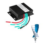 BAOJUHUIKANG 24V, Contrôleur de générateur d'éolienne MPPT 12V/24V/48V 12000W 16A IP67 étanche, arrêt Automatique de l'alimentation et éclairage