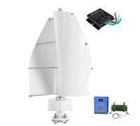 BAOJUHUIKANG 24v, Kit de générateur d'éolienne 12000W, générateur éolien 12V-220V, éolienne à axe Vertical à 2 pales en Spirale avec générateur magnétique Flottant et contrôleur 48V