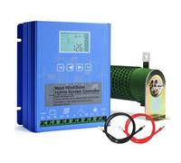 BAOJUHUIKANG 48V,Contrôleur Hybride Éolien/Solaire MPPT Compatible 12V/24V/48V 2000W avec Affichage LCD et Résistance de Décharge Externe pour Éolienne