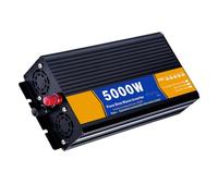 BAOJUHUIKANG 48v to 110v,5000W 12V / 24V / 48V / 60V / 72V DC à 110 / 220V AC Pure Sine Wave Power Inverter, Inverteur Solaire avec Affichage LED de Prises AC, pour Bateau Semi-Camion RV
