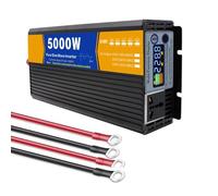 BAOJUHUIKANG 5000W DC 12V/24V/48V/60V/72V Onduleur Chargeur à Onde Sinusoïdale Pure Phase Séparée Entrée DC Sortie AC 110V/220V Onduleur Solaire à Basse Fréquence,48v to 110v 60hz
