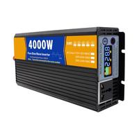 BAOJUHUIKANG 60v to 220v,12V-72V DC à 110V/220V AC Car Power Inverter, Pure Sine Wave Split Phase Inverter 4000W, avec 1 Sortie AC et LCD Display pour Off Grid/Truck/Power Outage, 12V à 220V