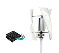 BAOJUHUIKANG Kit de générateur d'éolienne Verticale à 3 pales de 6500W,220V