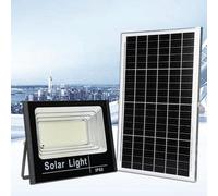 BAOJUHUIKANG Lampadaire Solaire LED Inductif, Projecteurs De Sécurité Haute Puissance 500W avec Télécommande Intelligente, Adaptés Aux Stations-Service