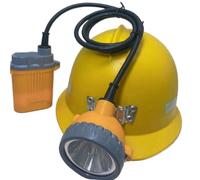 BAOJUHUIKANG Lampe de Mineur LED, éclairage Haute Puissance, Batterie Longue durée, Support de tête Confortable, idéal pour l'exploitation minière, la spéléologie, Les travaux industriels