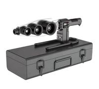 BAOJUHUIKANG Machine de soudage de tuyaux PPR numérique, température réglable jusqu'à 320°C, avec Plusieurs moules et Mallette de Transport, pour la Fusion de tuyaux de plomberie