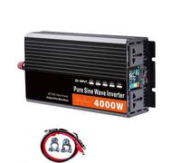 BAOJUHUIKANG Onduleur Chargeur 48V To220v 4000W DC 12V/24V/48V/60V Onde sinusoïdale Pure Phase divisée entrée CC Sortie CA 220V onduleur Solaire Basse fréquence convertisseur,24v to 220v 50hz