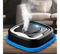 BAOJUHUIKANG Robot Laveur Intelligent Ultra Silencieux, Robot Laveur de Sol Automatique Rotatif, adapté au Nettoyage Sec et Humide des sols durs, des Carreaux et des Poils d'animaux
