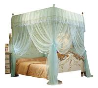 BAOK Rideau à Baldaquin 4 - Auvent Net pour Lit de Princesse - Tente en Filet