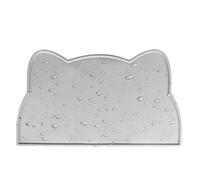 BAOK Tapis de nourriture pour chien et chat - Tapis de gamelle antidérapant imperméable et antiadhésif avec bords surélevés pour éviter les débordements, facile à nettoyer