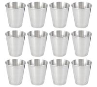Baokuan 12 Pcs 70 en Métal en Acier Inoxydable Tasse De Bière De Vin De Vin Café Tas De Lait À Thé