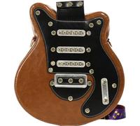 Baokuan À Bandoulière en Cuir PU pour Hommes Femmes, À Bandoulière en Forme De Guitare Musicale, Nouveauté Unique, À Main pour Guitare