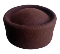 Baokuan Chapeau Pillbox, Haut-de-Forme, Chapeau Bibi, Chapeau De Base pour Femme, Tenue Décontractée, Fedora Western, Tenue D'hôtesse